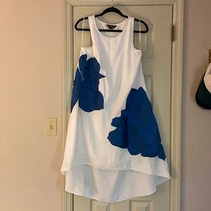 Ranna Gill dress with embroidered flowers